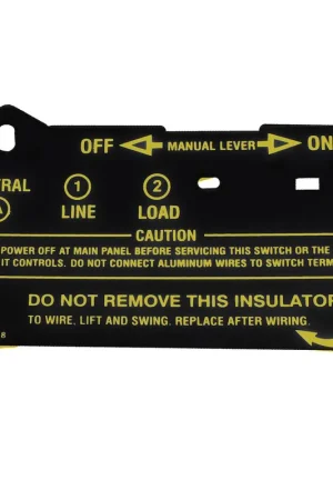 Fan Favorite Intermatic 124T1948 Insulator for Single-Pole Time Switches