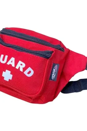 Kemp USA 10-103-RED Life Guard Fanny Pack Durable & Water-Resistant Markdown