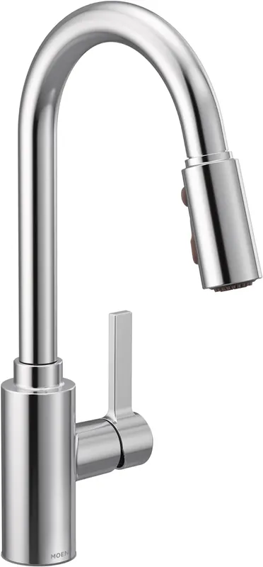 Hot Deal Moen 7882 Genta LX Chrome Single-Handle Pulldown Kitchen Faucet