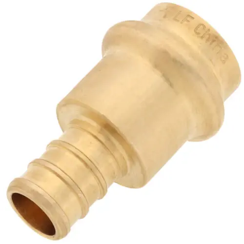 Limited Offer Legend Valve 450-853P 1/2 PEX Crimp x Copper Press Brass Adapter (Lead Free)
