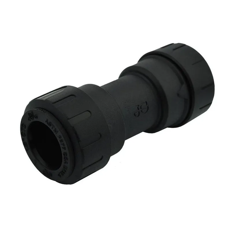 John Guest PSEI0420E ProLock 1/2 in. CTS Polyethylene Coupling Fresh Stock