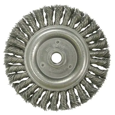Best Seller Weiler 8926 Roughneck Stringer Bead Wheel 6 inch Dia 1 1/4 inch Trim .023 inch Wire