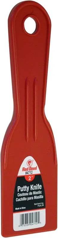 Red Devil 4712 Putty Knife 2 inches Plastic Blade Trusted Brand