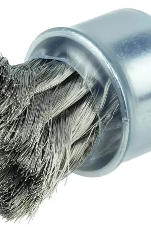 Weiler 10142 Knot Wire End Brush Stainless Steel 1-1/8 Dia 0.006 Wire Fresh Stock