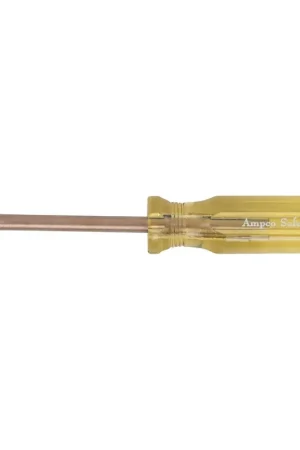Weekend Sale Ampco Safety Tools S-50 Standard Screwdriver Non-Sparking Non-Magnetic Corrosion Resistant 3/8 x 8