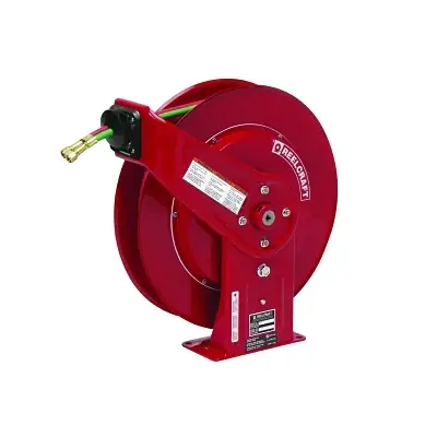 Reelcraft TW7450OLPT Gas-Welding T-Grade Hose Reel with Hose 50 ft Retractable Weekend Sale