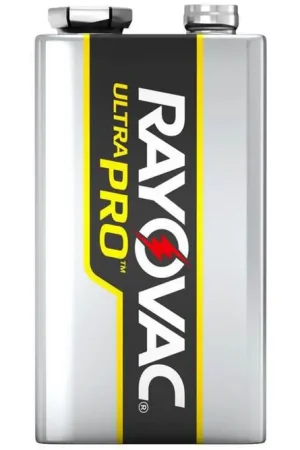 Rayovac AL9V-6J 9 Volt Size 6/Pack Shrink Pack UltraPro Alkaline Batteries While Supplies Last