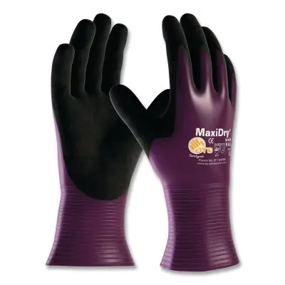 PIP 56-426/S MaxiDry Ultra Lightweight Nitrile Gloves Small Black Purple Last Chance