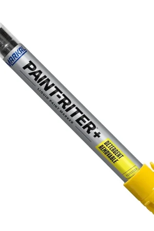 Markal 97011 Pro-Wash Removable Paint Markers Yellow Chisel Tip Crafted