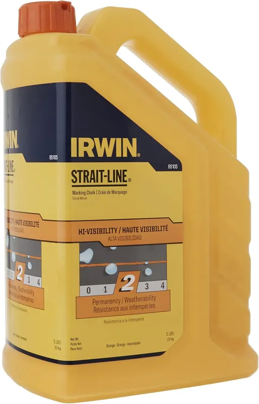 Secure Checkout IRWIN 65105 Tools Strait-Line Standard Marking Chalk 5 LB Fluorescent Orange
