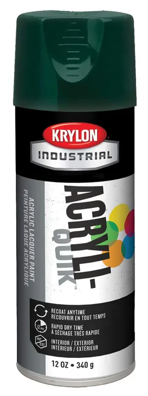 Hot Deal Krylon K02001A07 Acryli-Quik Acrylic Lacquer Hunter Green 12 oz