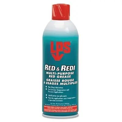 Must Have LPS 5816 Red and Redi Multi-Purpose Red Grease 16 oz Aerosol Can