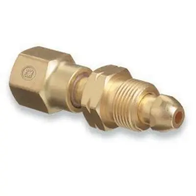 New Arrival Western Enterprises 815 Brass Cylinder Adaptor CGA-590 to CGA-580