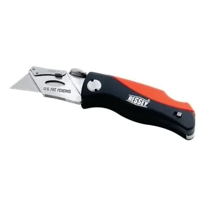 Bessey D-BKPH Folding Utility Knife ABS 6-1/4 Spring Release Buy Today
