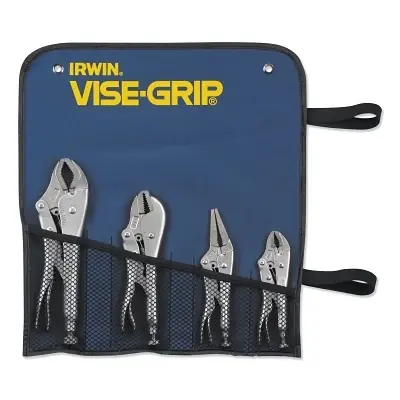Irwin 71 The Original 4-Pc Locking Plier Kitbag Set Affordable