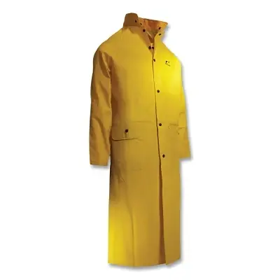 Hassle-Free Returns ONGUARD 7654200.XL Sitex Rain Coat with Detachable Hood 48 inches Yellow X-Large