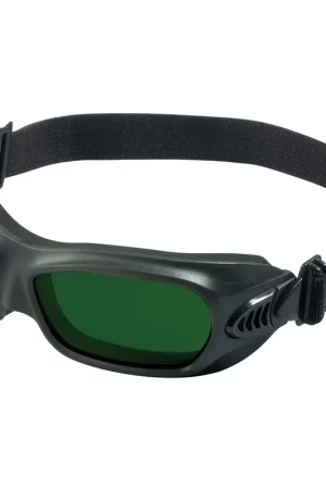Discount Kleenguard 20529 Wildcat Safety Goggles Heat Resistant IRUV Shade 5.0 Anti-Fog Lens Black Frame