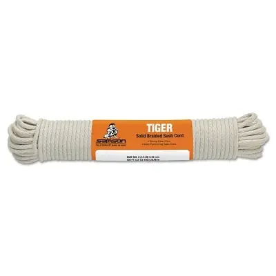 Samson Rope 4024001060 Tiger Sash Cord 600 lb Capacity 100 ft 3/8 in dia Instant Buy