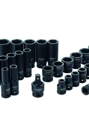 DEWALT DWMT19244 DirectTorque 1/2 in. Drive Impact Socket 28 Piece 6 Point Certified