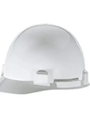MSA 10074067 SmoothDome Cap Style Safety Hard Hat with Fas-Trac III Ratchet Suspension White Don't Miss Out