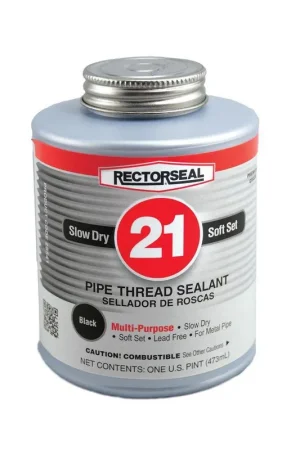 Limited Time Rectorseal 28541 No. 21 16 oz PVC Black Pipe Joint Compound