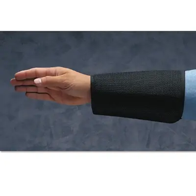 Ansell 105243 Cane Mesh Sleeves 9 Inches Velcro Closure Black Grab Now