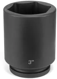 Grey Pneumatic 4108D Impact Socket 1 in Drive Size 3-3/8 in Socket Size Hex 6-point Deep Length Low Price