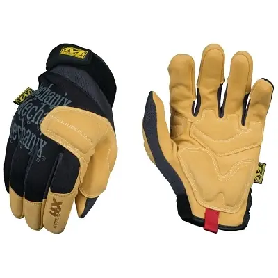 Mechanix Wear PP4X-75-009 Material4X Padded Palm Glove Black/Tan Medium Same Day Shipping