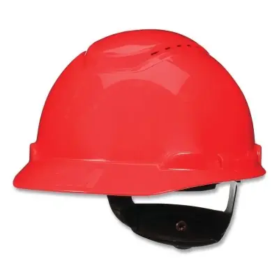 Get Yours 3M 7100240007 SecureFit Pressure Diffusion Ratchet Suspension w/UVicator Hard Hats and Caps Cap Vented Red