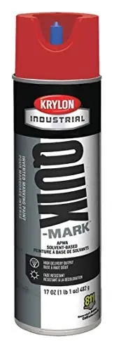 Krylon A03550007 Quik-Mark Solvent-Based General Purpose Inverted Marking Paint 17 oz Asphalt Black Price Cut