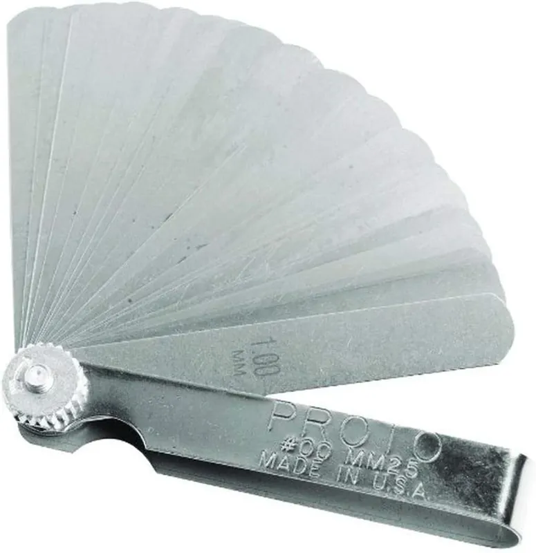 Stanley Proto J00MM25 25 Blade Metric Feeler Gauge Set Clearance