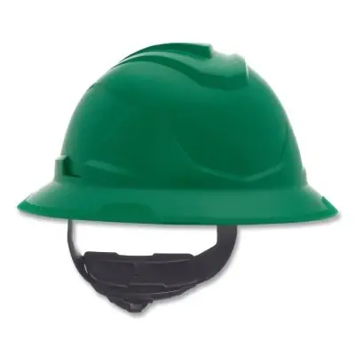 In Demand MSA 10215840 V-Gard C1 Hard Hat Fas-Trac III 4 Point Ratchet Non-Vented Green