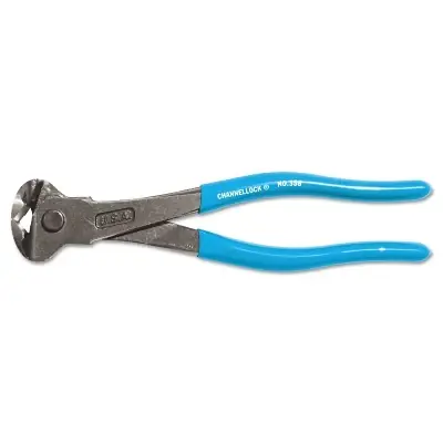 Best Seller Channellock 358 Bulk Cutting Plier-Nipper 8 Inches Polish Plastic-Dipped Grip