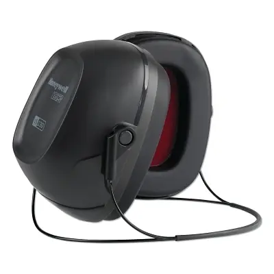 Honeywell 1035116-VS VeriShield 100 Series Passive Earmuffs 28 dB Black Behind-the-Neck Certified