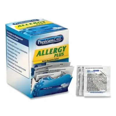 First Aid Only 90091 Allergy Medication 100 Tablets Professional Grade