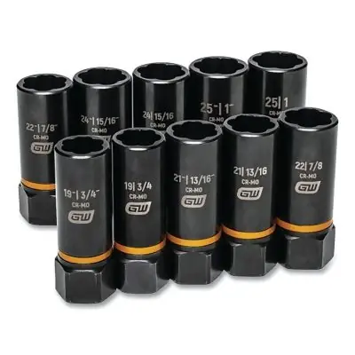 GEARWRENCH 86071 Bolt Biter Deep Extraction Socket Set 1/2 in Drive 10 Piece Exclusive Offer