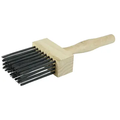 Hot Deal Weiler 44451 Wire Duster Steel Bristle Wood Handle 4x8 Rows