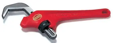 Ridgid 31305 E-110 9.5 Offset Hex Jaw Pipe Wrench 1-1/8 to 2-5/8 Capacity Fast Shipping