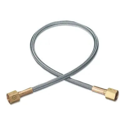 Exclusive Offer Western Enterprises PF2-4-48 Stainless Steel Flexible Pigtail 48 in Length Brass Connections