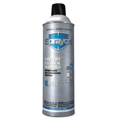 Sprayon SC0848T00 EL848 Flash Free Electrical Degreaser 17 oz Aerosol Can Time-Limited