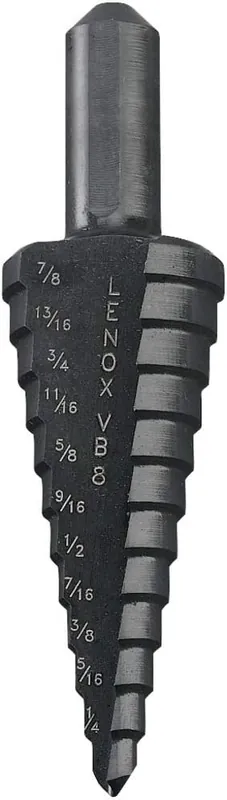 Get Yours Lenox 30908VB8 Vari-Bit Step Drill Bit 3/16-7/8 inches 12 Steps