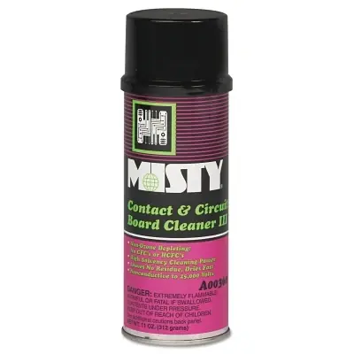 Misty 1002285 Contact & Circuit Board Cleaner III 11 oz Aerosol Can Limited Time