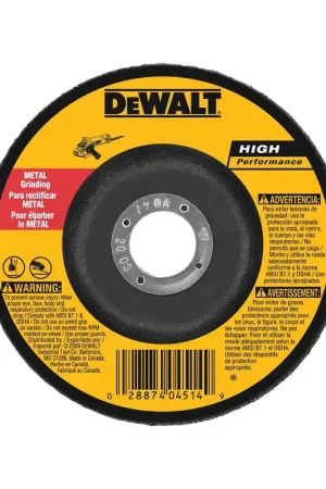 Best Seller DeWalt DW4624 Metal Grinding Wheel 6 x 1/4 x 7/8