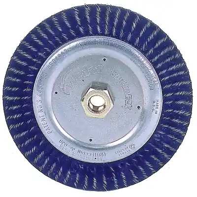 Weiler 35800 Polyflex Stringer Bead Twist Knot Wheel 4 x 3/16 .02 Steel 20,000 rpm Fresh Stock