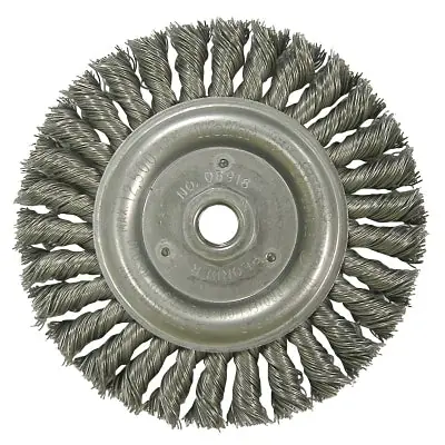 Best Seller Weiler 9386 Roughneck Stringer Bead Wheel 12,500 RPM 6 Inches 5/8-11 UNC