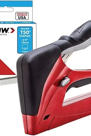 Arrow Fastener T50RED Pro Staple Gun Ergonomic Heavy-duty Secure Checkout