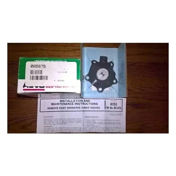 ASCO 96-875 Valve Repair Kit for 8353 AC Series Solenoid Valves Authentic