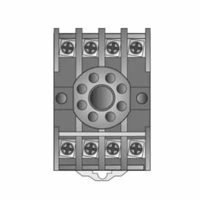 Littelfuse NDS-8 DIN 8-Pin Socket 300 VAC 10 A Surface Mount Replacement Socket Last Chance