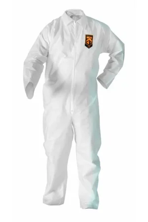 Exclusive Offer KleenGuard 49002 A20 Breathable Lightweight Disposable Coverall M White