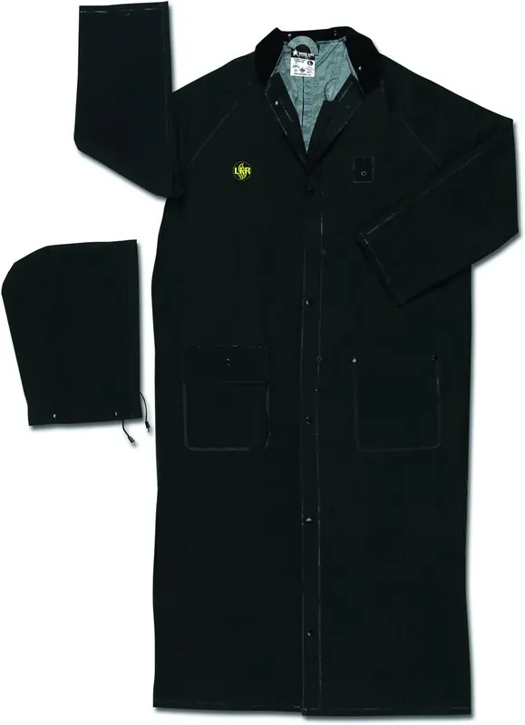In Demand MCR Safety FR267CXL Classic Plus Rainwear PVC/Polyester Flame Resistant Black